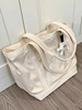 Japanese shoulder bag for leisure, capacious shopping bag, one-shoulder bag, 2023 collection