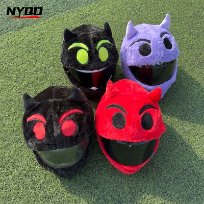 Plush Personalized Animal Helmet: Motosiklet dəbilqələri
