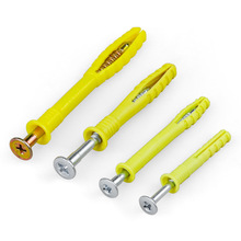 敲击式膨胀钉尼龙塑料膨胀螺丝美固钉木龙骨锚栓M6M8M10七条其他