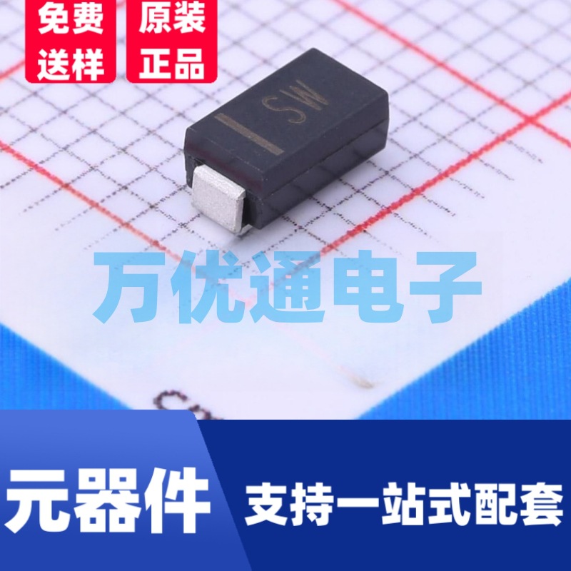 拓能品牌  SMAJ200A DO-214AC/SMA封装 TVS瞬态抑制贴片二级管