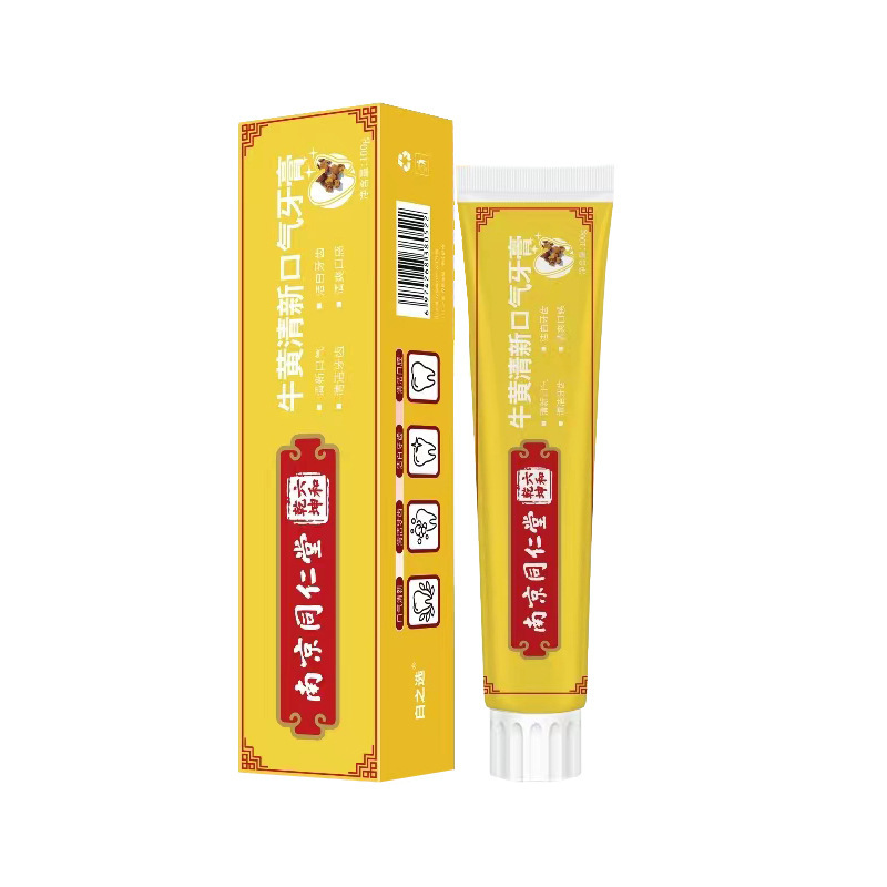 난징 통렌탕 [우황 프레쉬 브레스] 치약 100g