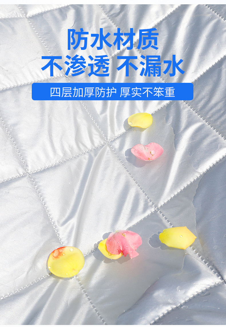 Oxford Car Cover Full Cover Anti-Hail, Sun-Proof, Snow-Proof, Quilted Style Car Cover, Thickened for Winter