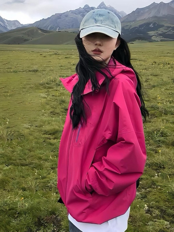 空山雨同款平替户外冲锋衣徒步登山进藏夹克外套抓绒男女同款冲锋|undefined