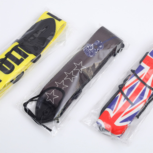 Guitar Strap Guitar Accessories Folk Acoustic Guitar Electric Guitar Bass Strap Polyester Personalized Print UK Strap