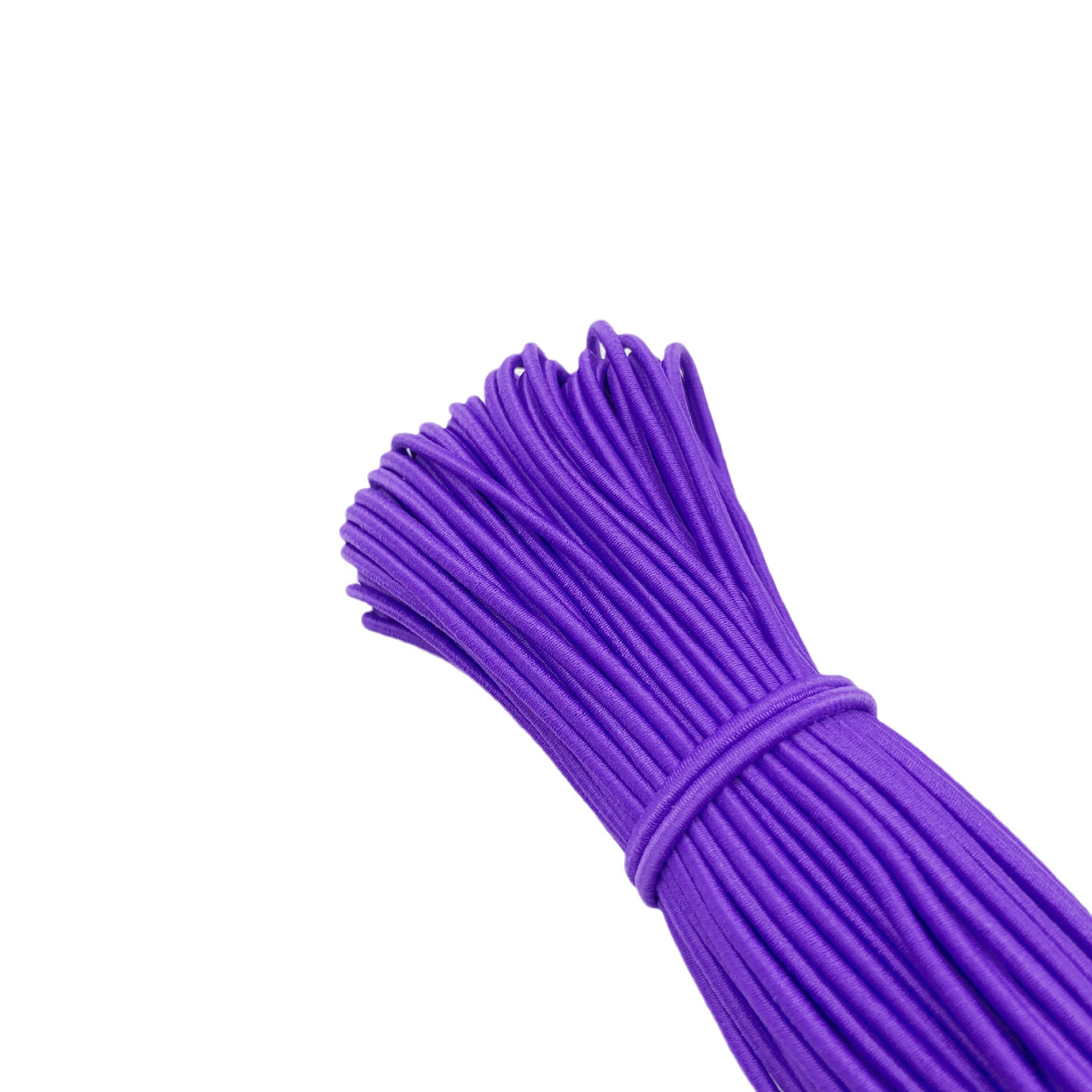 Elastic Band Colorful High Elasticity Durable Elastic Cord 2.5mm Clothing Drawstring Accessories Round Elastic Cord Manufacturer Wholesale