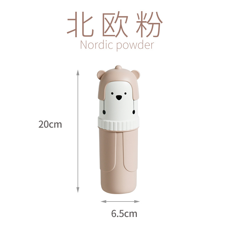 Caja de cepillo de dientes de viaje caja de cepillo de dientes portátil tubo de cepillado taza de lavado de viaje caja de almacenamiento de pasta de dientes de dibujos animados 8367