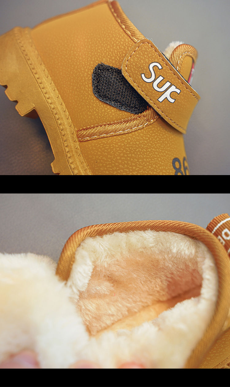 Herbst- und Winterkinderschuhe, Jungen-Martin-Stiefel, Kinderstiefel, Baby-Baumwollschuhe, Schneestiefel, Mädchen-Shorts_voghion.com