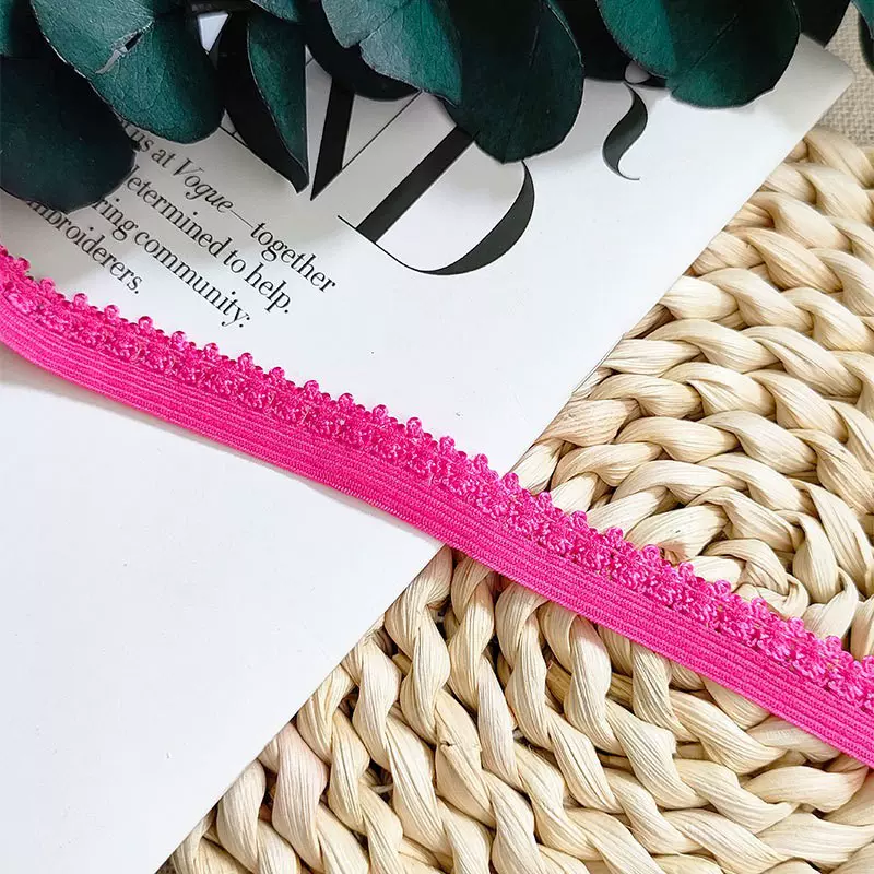 弹力皇冠牙松紧带花边服装饰品辅料1.2cm内衣裤松紧