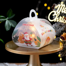 圣诞节卡通苹果盒平安夜苹果包装盒圣诞苹果礼盒空盒平安果盒子