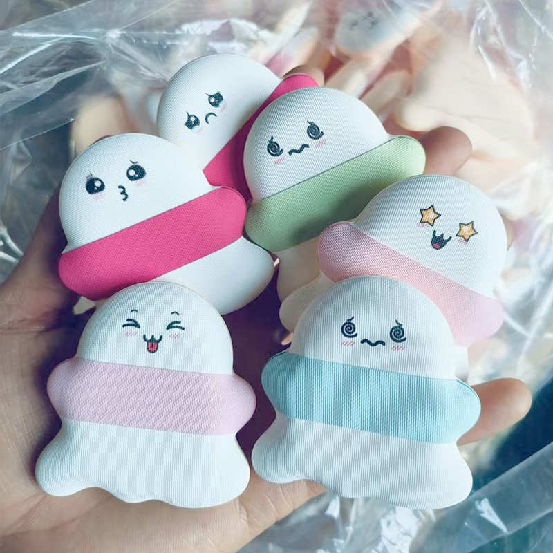 グッズマシュマロエアクッションパフゴーストパフ雪だるまマシュマロエアクッションパウダーファンデーション特別なノンパウダーファンデーション|undefined