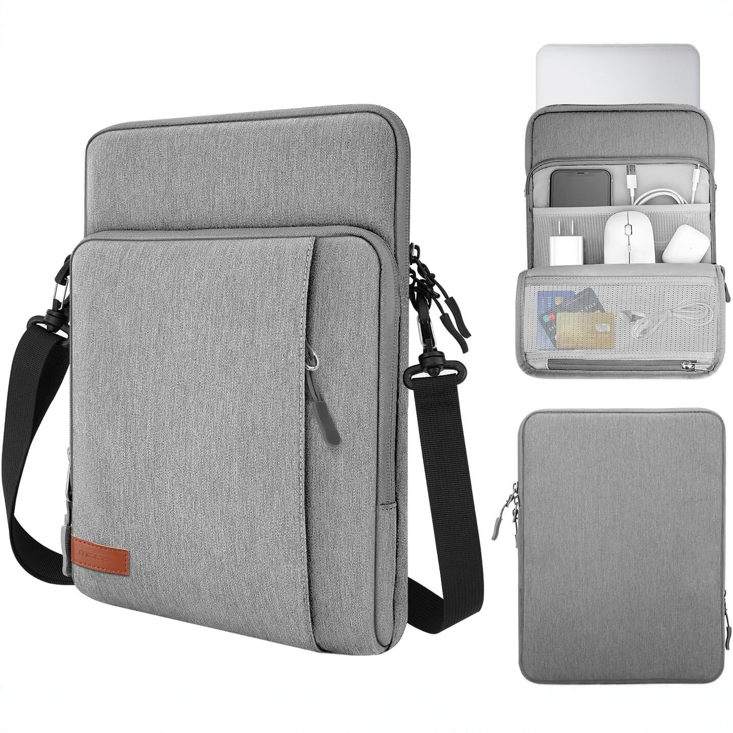 Laptop Bag, Shockproof and Waterproof Inner Bag, Shoulder Crossbody Storage Bag, Multifunctional Laptop Bag