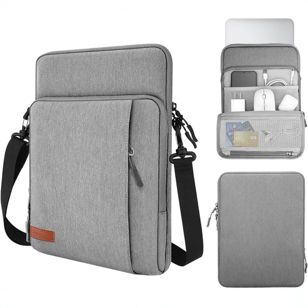 Laptop Bag, Shockproof and Waterproof Inner Bag, Shoulder Crossbody Storage Bag, Multifunctional Laptop Bag