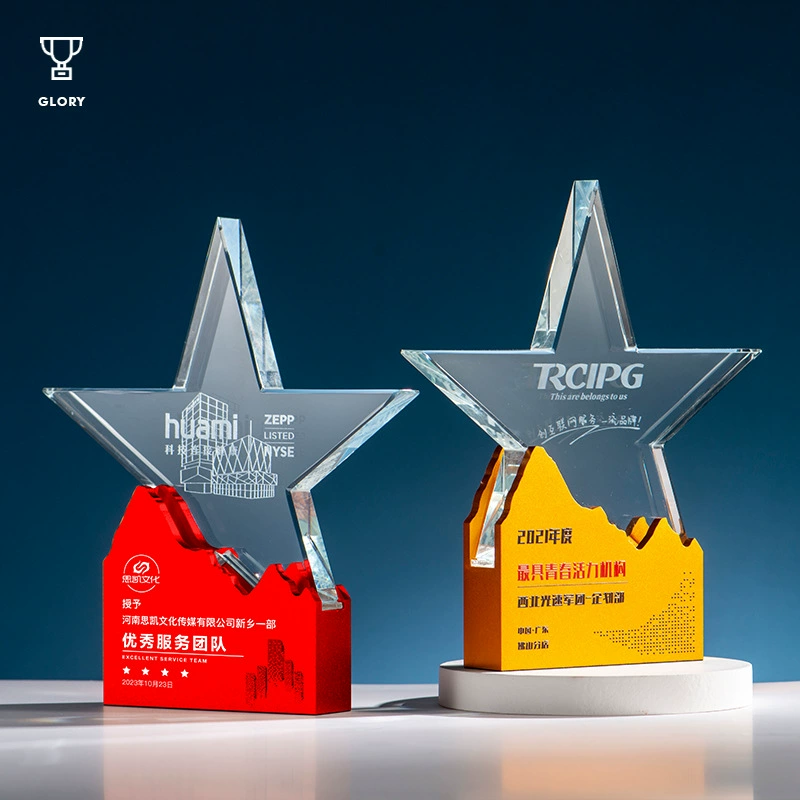 Новый мраморный хрустальный приз для творческого чемпиона продаж, конкурс выдающихся сотрудников, сувенир для ежегодного собрания