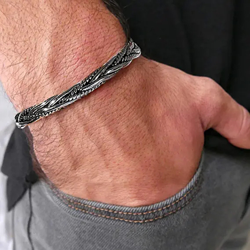 Fashion Geometric Alloy Plating Menu0027S Bangle 1 Piece