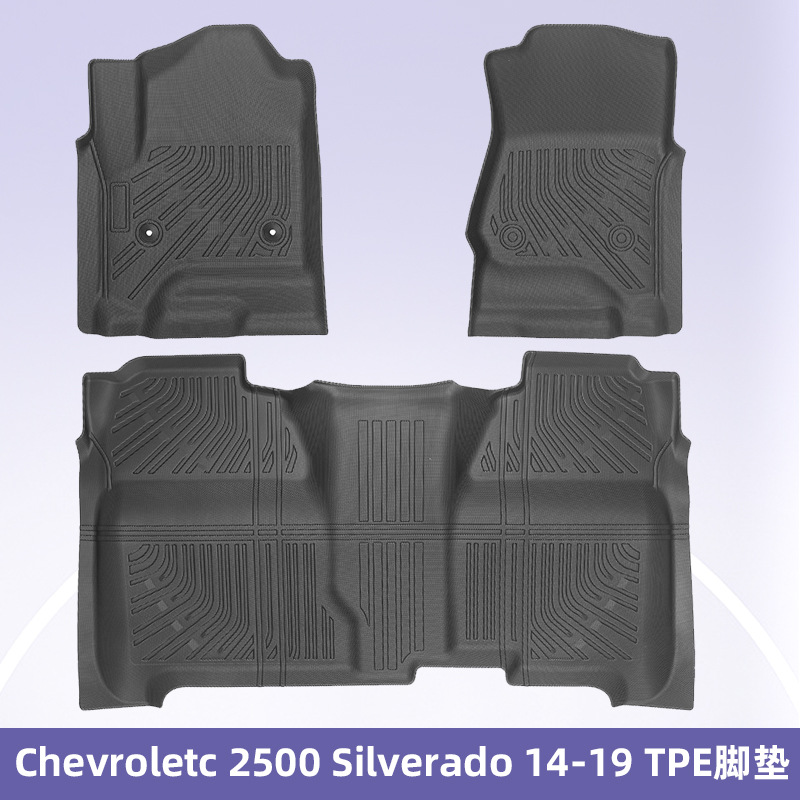 Para Chevrolet c 2500Silverado 2014 - 2019 3D TPE para todas las condiciones climáticas