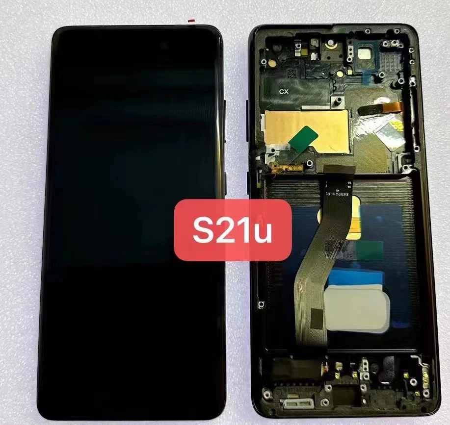 Подходит для сборки дисплея Samsung S21ULTRA G9960 тач LCD дисплей внутренний и внешний экран рамки