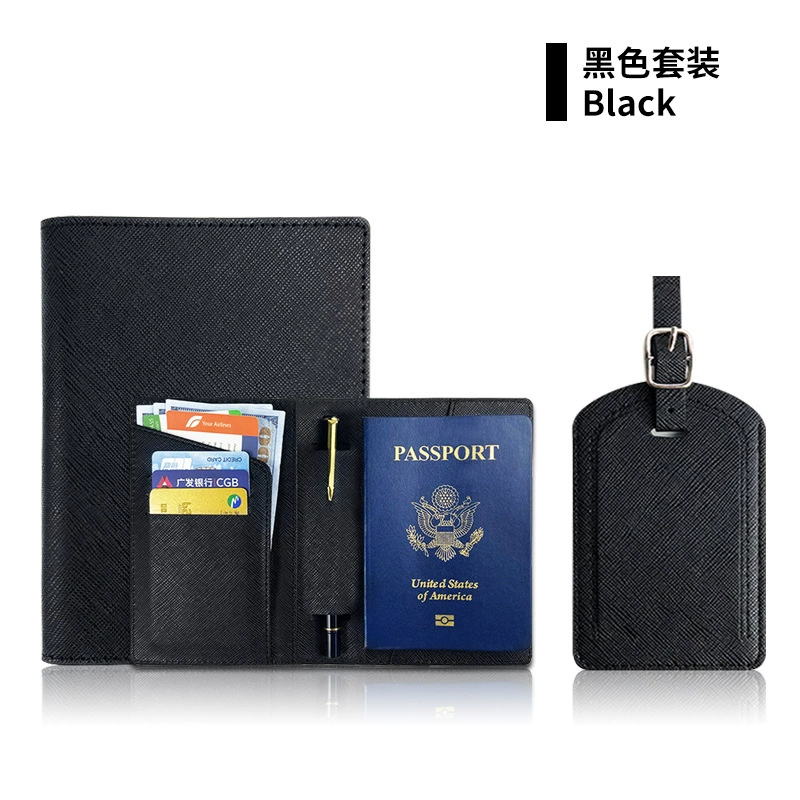 (Cross-border trading), protective passport case, polyurethane luggage tag, set