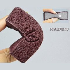 Diamond sand sponge kitchen cleaning supplies rust removal pot scrubber sponge piece household cooking brush factory wholesale