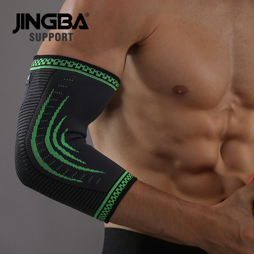 JINGBA Elbow Support Adult Outdoor Sports Fitness Compression Guard for Lifting Badminton Taekwondo Protective Manufacturer