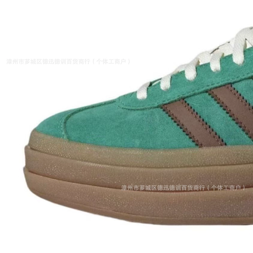 Подлинные оригинальные кожаные туфли Gazelle Adidas низкого кроя, массивная подошва, кроссовки, стиль змеи года, тренировочные кроссовки AD