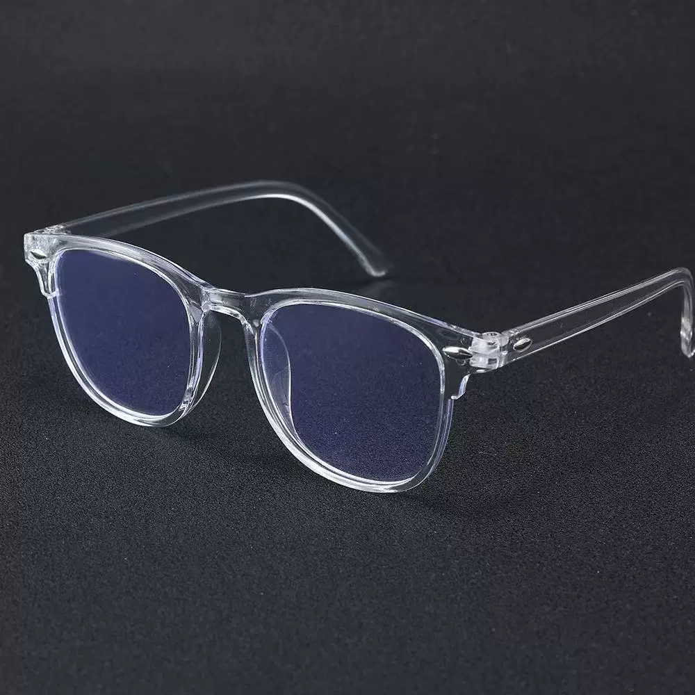 Retro Blue-Light Blocking Glasses, Lightweight Fashion Frames, Simple Elegant Design