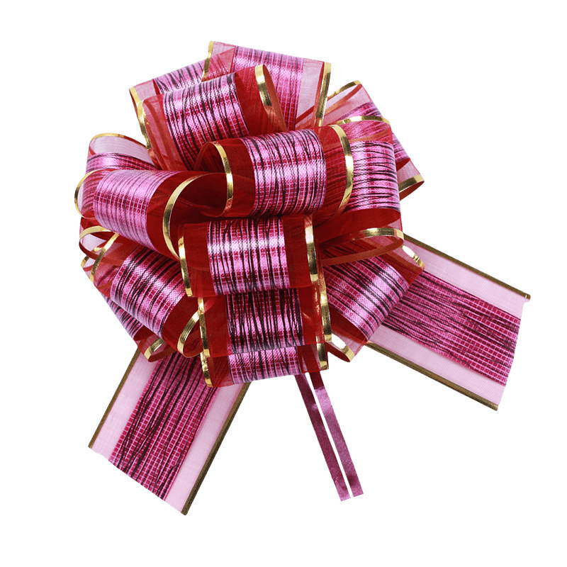 クロスボーダー速売通大型樹紋立体球花クリスマスプレゼント包装樹皮拉花リボンメーカー卸売り|undefined