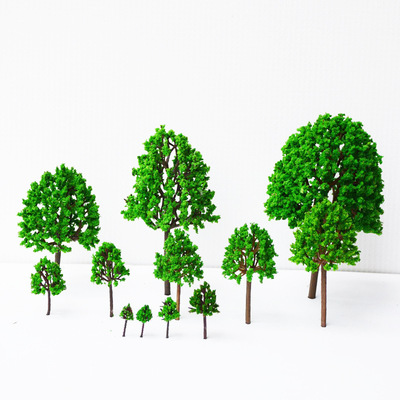 miniature Scenery Model Landscaping Mini plastic cement Trees Architecture sand table scene manual make Material Science