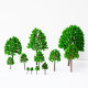 Miniature Landscape Model Tree Landscaping Tree Mini Plastic Street Tree Building Sand Table Scene Tree Handmade Material
