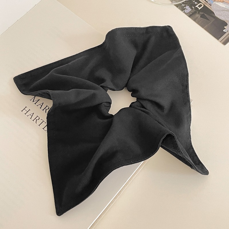 Otoño y invierno coreano temperamento cuadrado toallas para el cabello de niña anillo estilo académico de alta elasticidad correa de cabello nueva cuerda de cabello