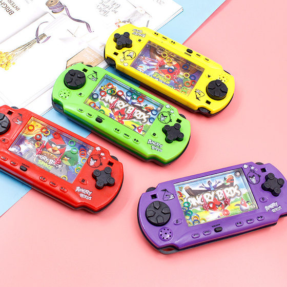 Educational nostalgic water machine water ring handheld game machine creative gift night market stall hot sale supply wholesale