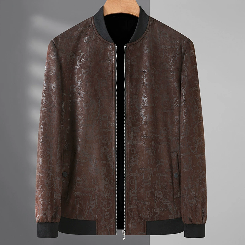 Осеннее Новое мужское молодежное пальто Fat Brother, модное повседневное пальто с Бейсбольным воротником и принтом больших размеров, поколение волос