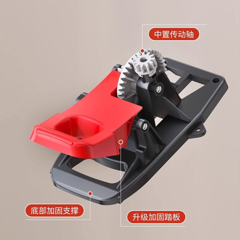 Mopo personalizado conjunto de barril de trapeador, trapeador doméstico, trapeador limpio, trapeador giratorio, trapeador de doble uso sin lavado a mano, seco y húmedo