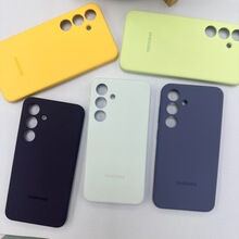 适用三星S24Ultra原厂液态硅胶手机壳S24+全包边硅胶保护后壳S24