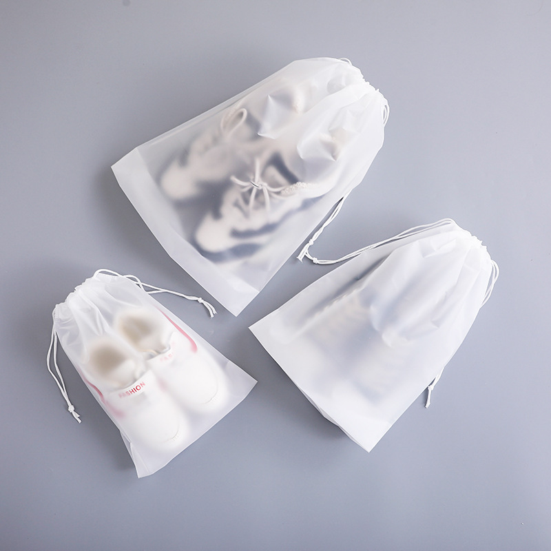 防黄晒鞋无纺布防尘鞋袋无纺布束口收纳袋防尘晾鞋袋整理袋鞋罩