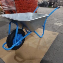 独轮手推车农业家用推沙泥土花园翻斗车工地建筑垃圾搬运车工具车