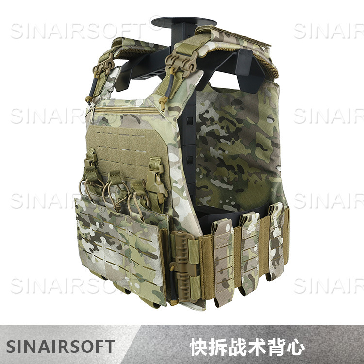 2025 Tactical Vest Full Equipment Laser Cut Vest Including Triple Magazine Pouch Set Vest Equipment