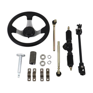 Wholesale electric motorcycle four-wheel kart accessories handle steering wheel 300 335mm steering gear steering gear cover