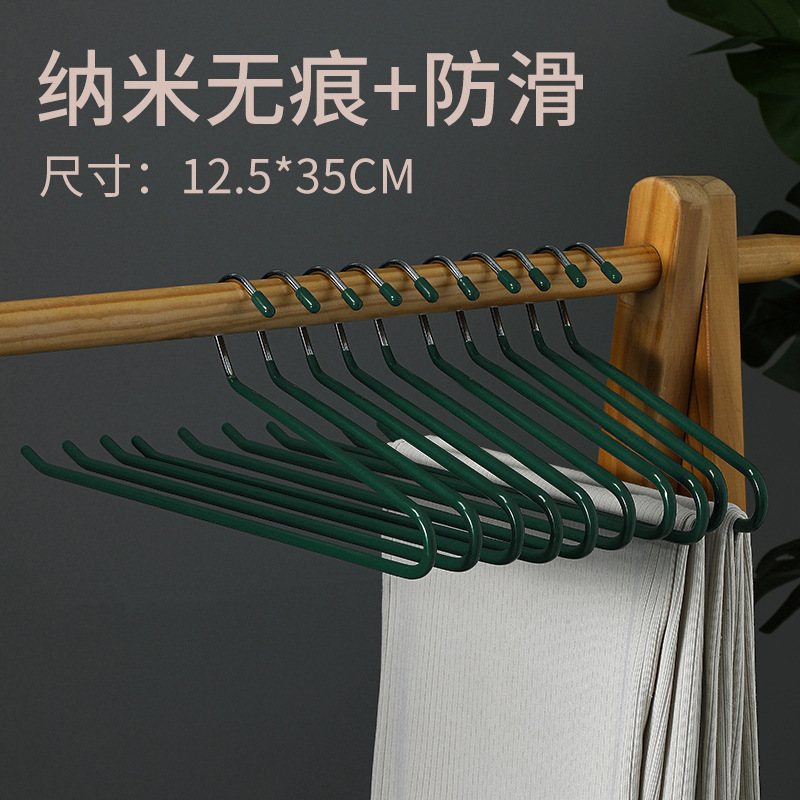 거위형 바지걸이 앞으로 35cm-짙은 녹색