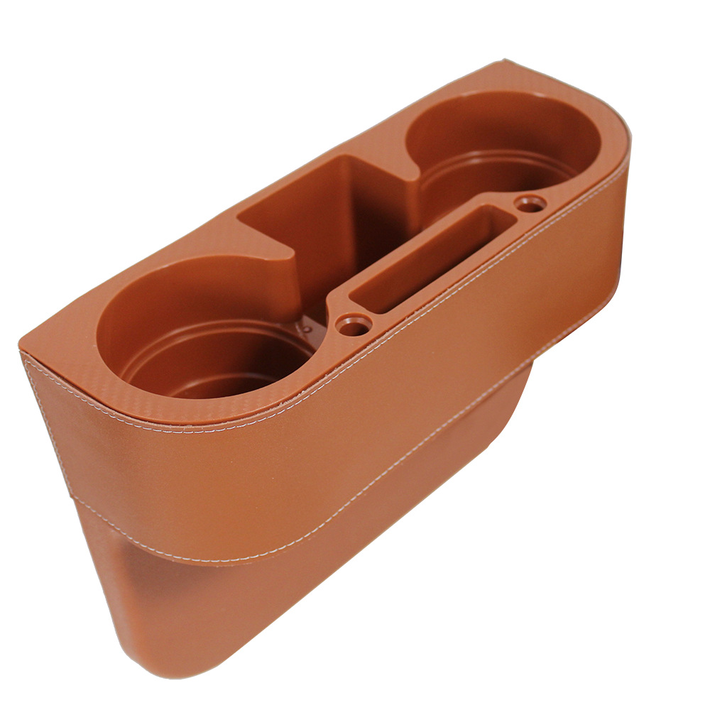 Caja de almacenamiento de grieta de automóvil transfronteriza, estante para bebidas, caja de almacenamiento de grieta de asiento de automóvil con patrón de carbono, caja de almacenamiento de automóvil personalizada