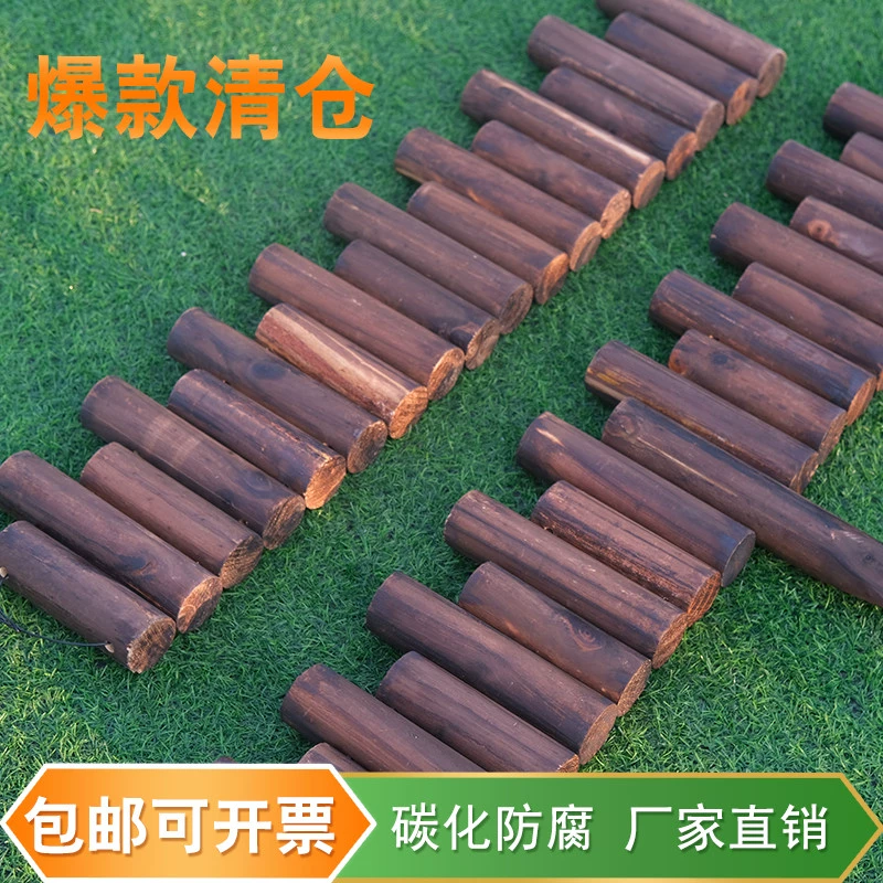 Уличный антикоррозийный деревянный забор, ограждение для огорода, садовый забор, заземляющий столб, декор для двора, маленький деревянный столбик