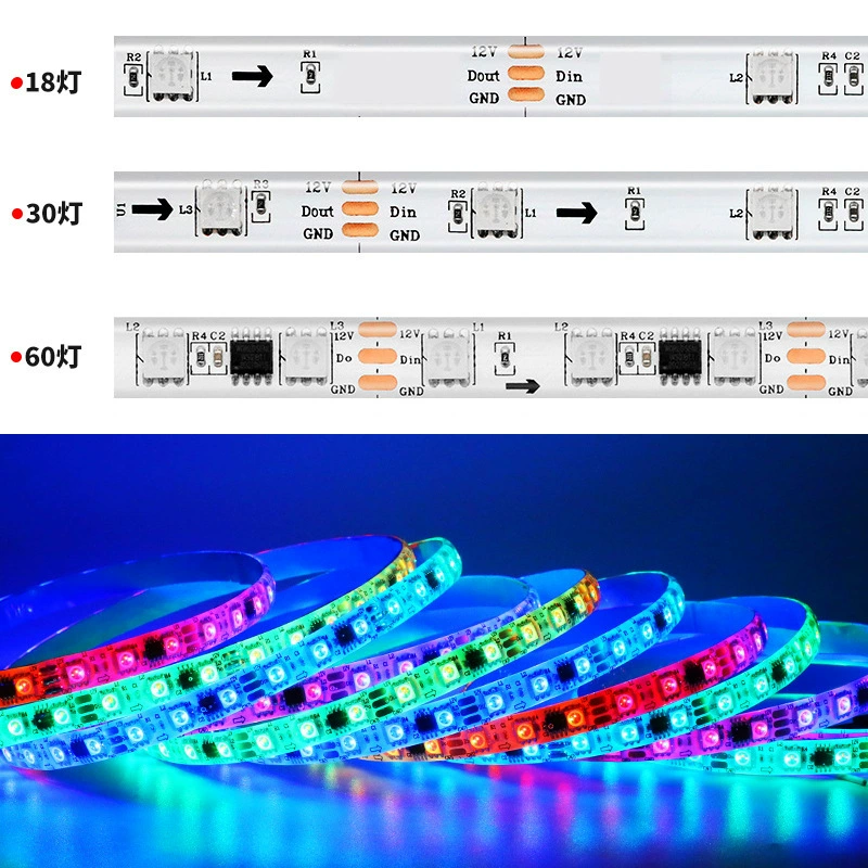 LED-подсветка ленты, умная лампа, комплект, 12В