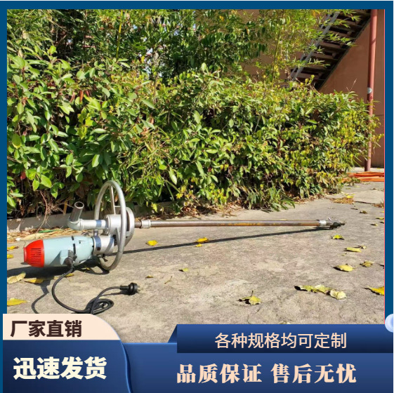小型单人手持打井机 60米深家用钻井设备 三轮车载式钻井机