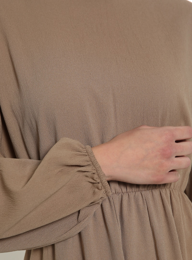 2021 Middle Eastern Women's Bat Sleeve Abaya Long Dress Muslim Arab Clothing Elegant_ecoleips.com