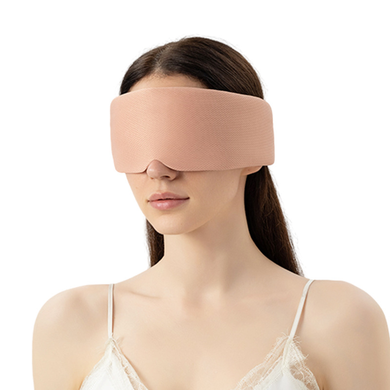 Todo envolvente cálido y frío dormir máscara de ojos sombreado no compresión de ojos almuerzo respirado gravedad máscara de ojos de viaje para hombres y mujeres máscara de ojos