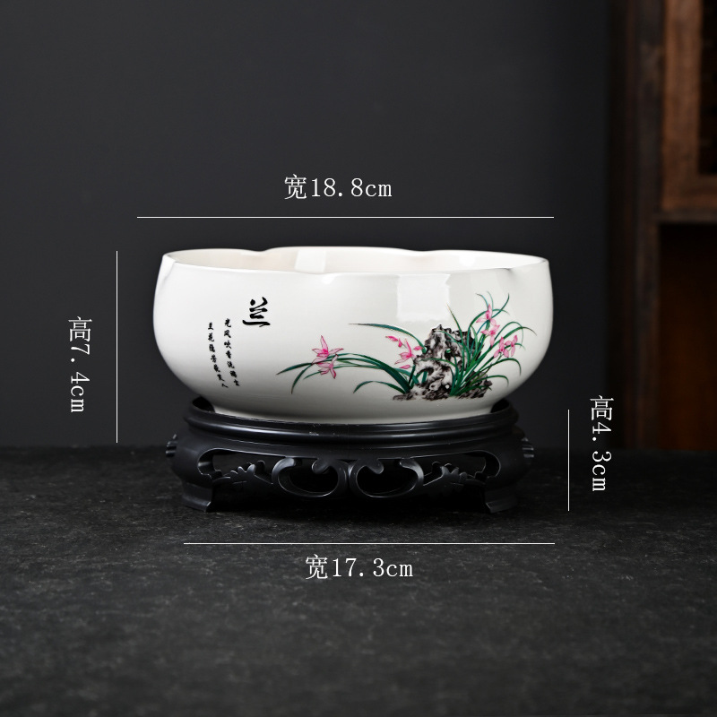 Cuenco de nenúfares, flores de cobre, macetas especiales con paletas, utensilios hidropónicos de cerámica, macetas grandes para el hogar, liquidación al por mayor