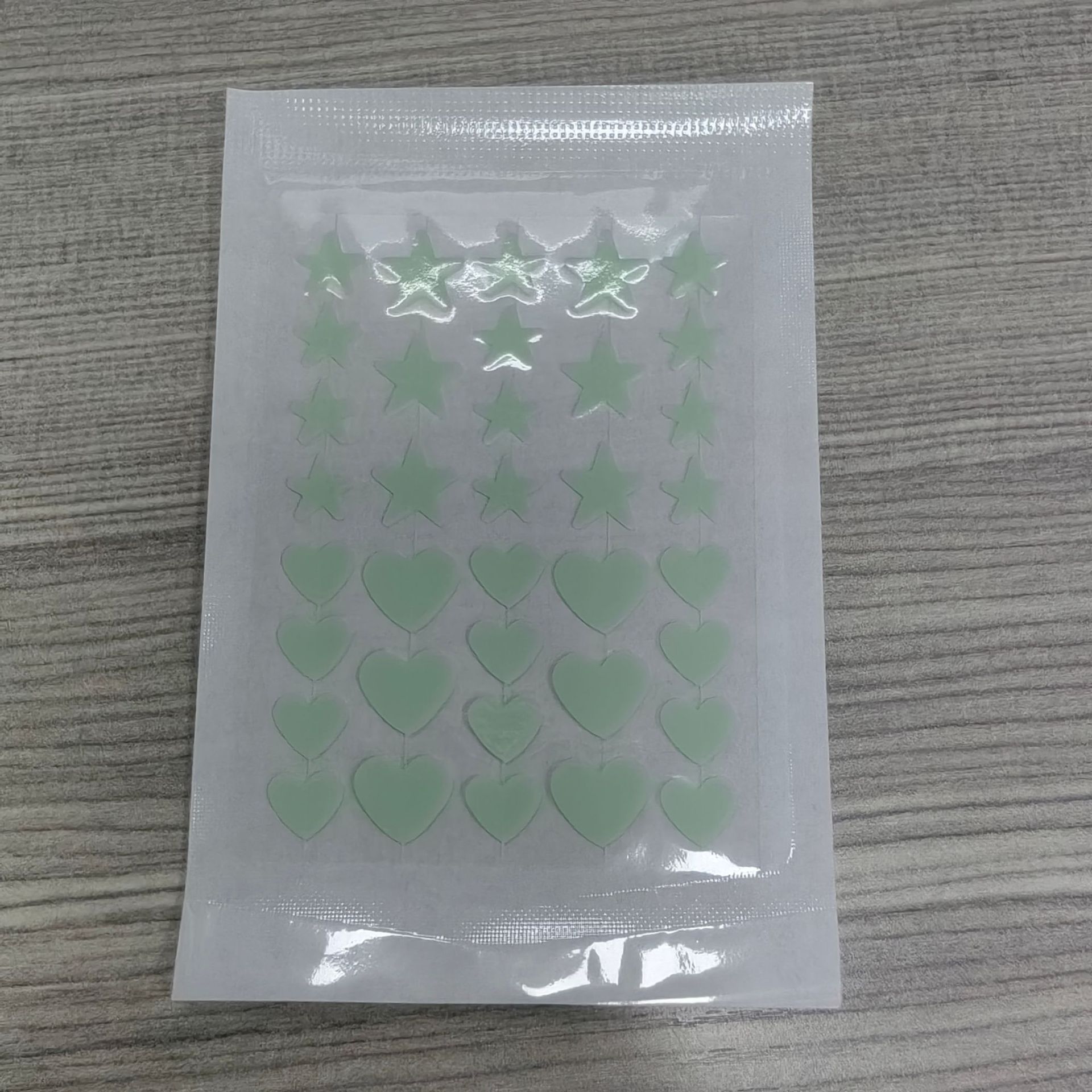 라이트 그린 하트 스타 스타일 36캡슐/개