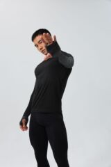 GYM trendy brand fitness clothes men's tight-fitting long-sleeved sports clothes training quick-drying clothes running yoga t-shirt elastic
