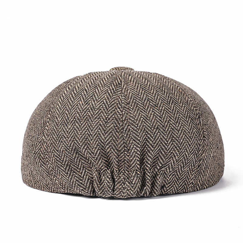 Boina de algodón de los hombres del sombrero del pintor de Europa y América newsboy sombrero Amazon Comercio exterior sombrero de espiga octogonal sombrero