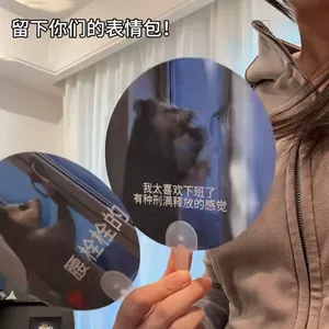 Xiaohongshu's Possum Expression Pack 2 Переменный растровый ручной вентилятор Летний охлаждающий вентилятор для одноклассников и друзей