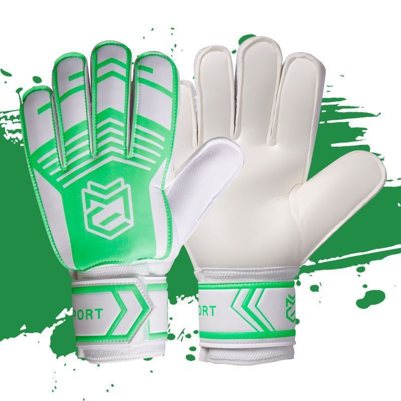 Portero, portero de fútbol, transpirable, niños de primaria, dedos, antideslizantes, entrenamiento profesional para adultos, guantes resistentes al desgaste